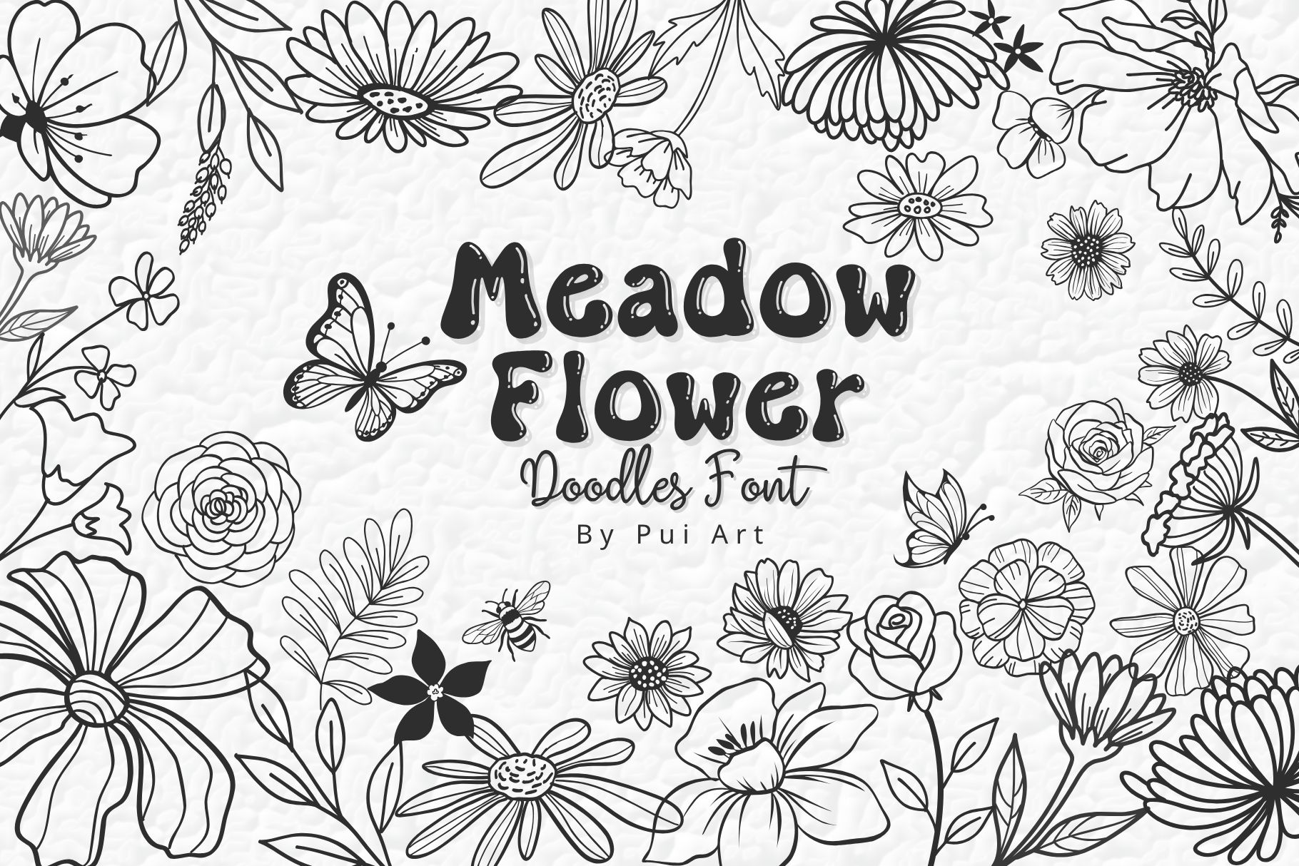 Meadow Flower Doodles