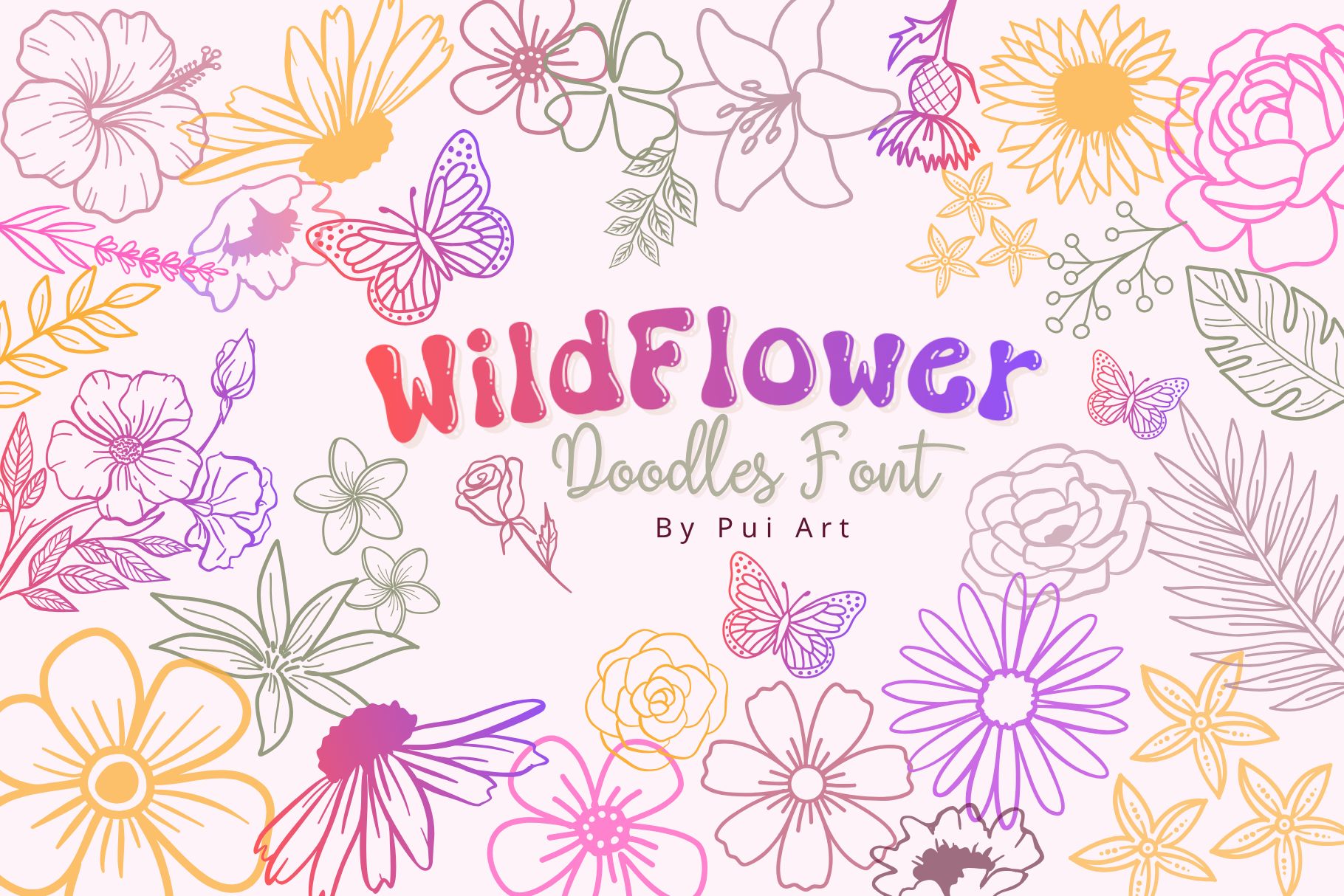 Wildflower Doodles