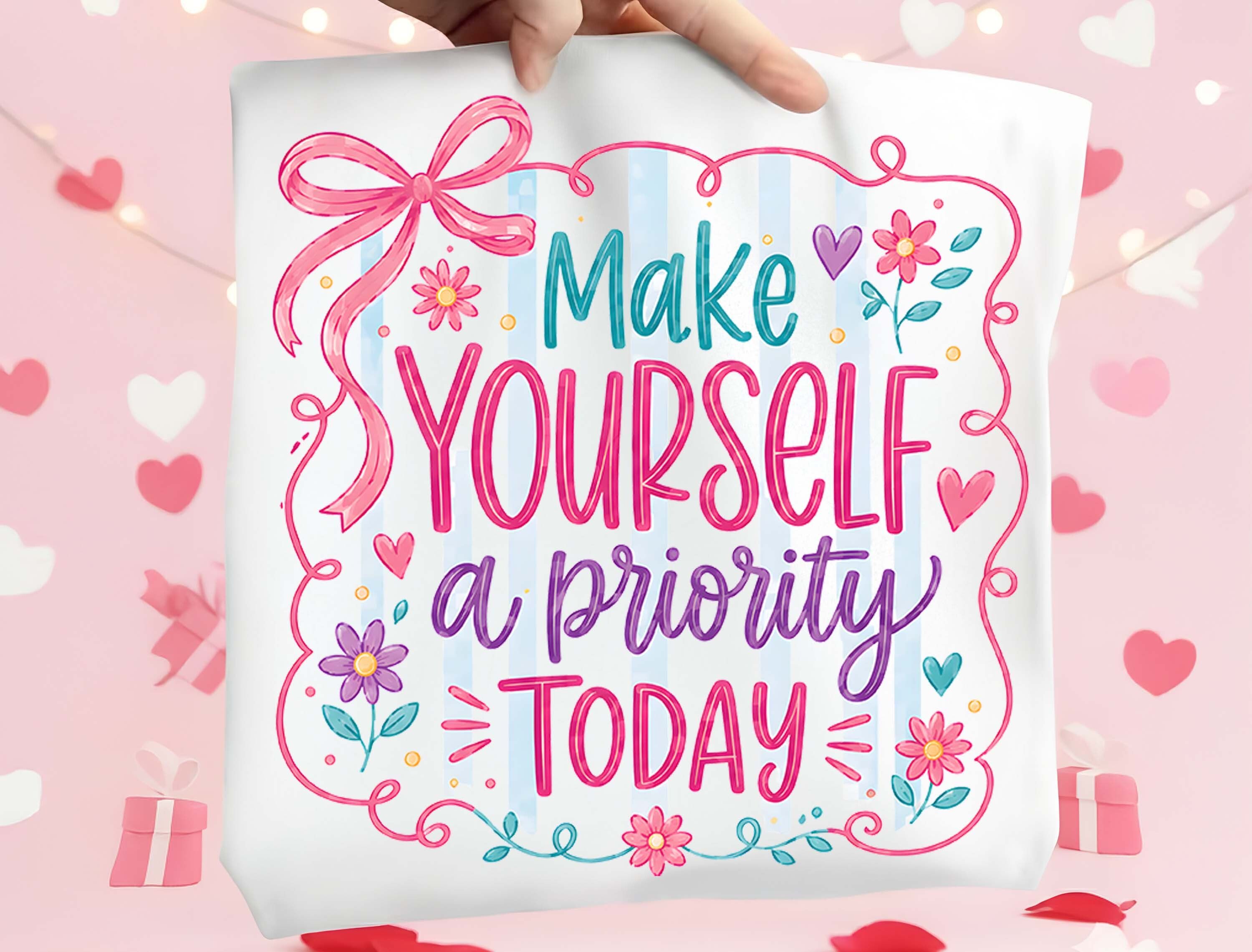 Make Yourself a Priority Today PNG